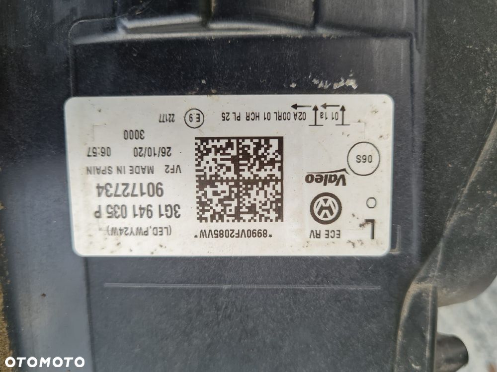 vw passat b8 lift kompletna lampa lewa przód full led basic led 3g1941035p - 11