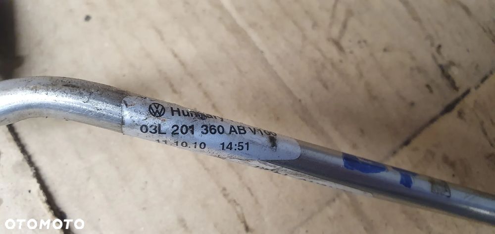 Przewód paliwa rurka VW Passat B7 1.6 TDI 03L201360AB - 7