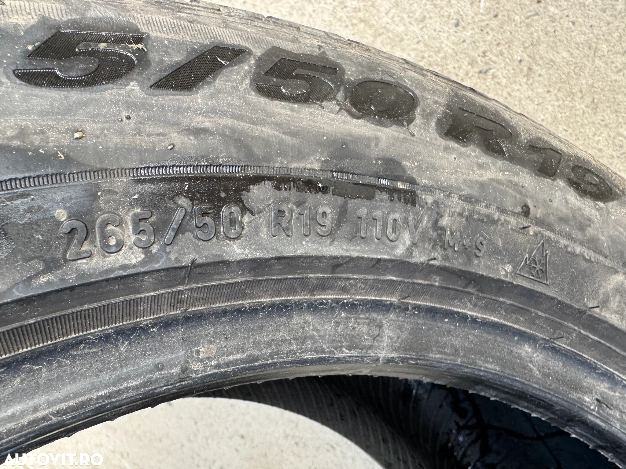 2 anvelope Iarna 265/50/R19 110V Pirelli Scorpion - 7