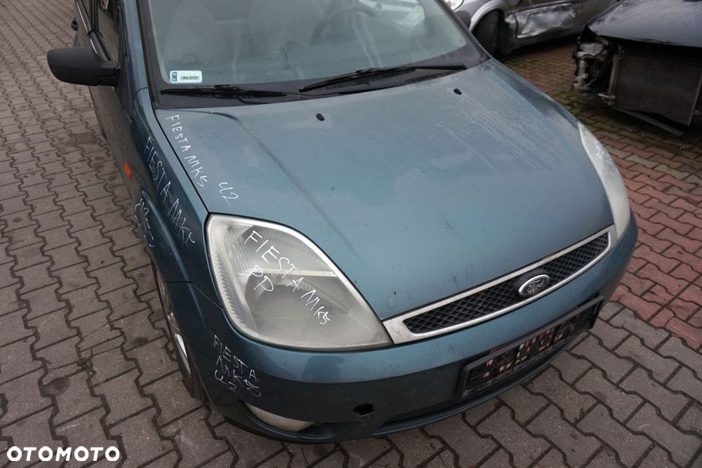 MASKA ZDERZAK BŁOTNIKI LAMPY FIESTA V MK5 U2  FORD 2002-2008 NEPTUNE GREEN PRZÓD KOMPLETNY - 4