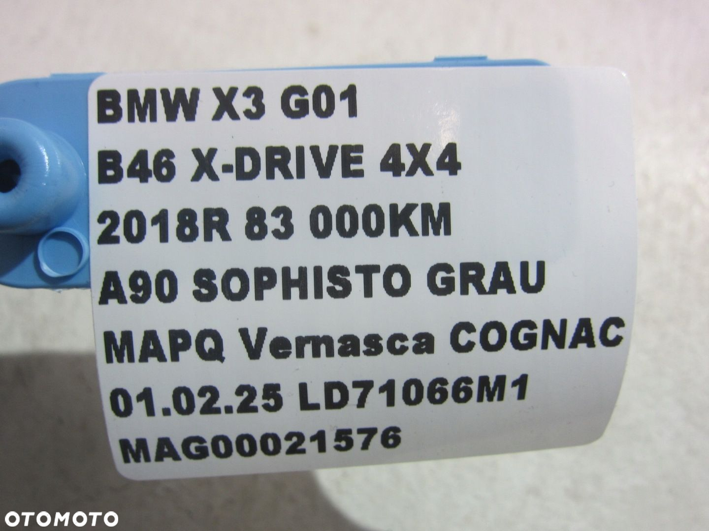 BMW X3 B46 G01 G02 PRZEWÓD RURA WĄŻ WODY WODNY 17127535542 7535542 - 7