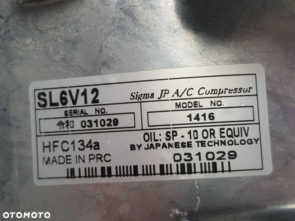 Kompresor klimatyzacji Renault Clio Kangoo Scenic Megane Thalia SL6V12 - 7