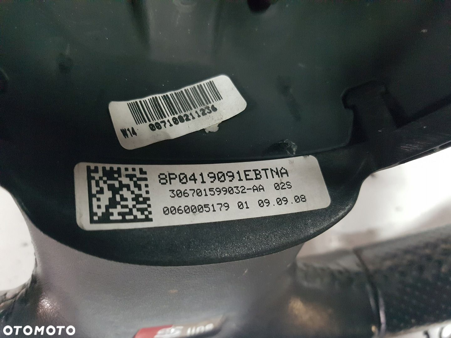 AUDI A3 8P LIFT 08-12r S-LINE KIEROWNICA SKÓRZANA AUTOMAT - 12