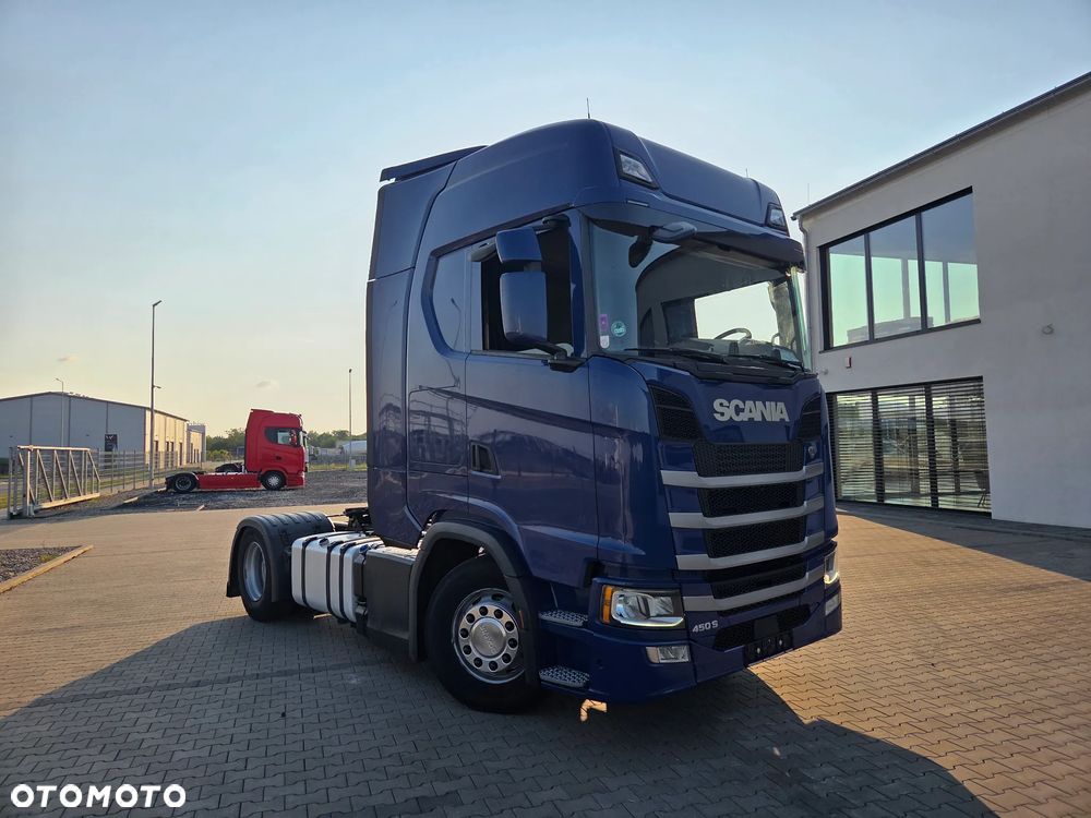 Scania S450/ 2021r/ BAKI 1200L/ STANDARD / ZŁOTY KONTRAKT/ KLIMA POSTOJOWA/ LEDY/ SERWIS NIEMCY/ TACHOGRAF SMART 2 - GEN2 V2 - 2