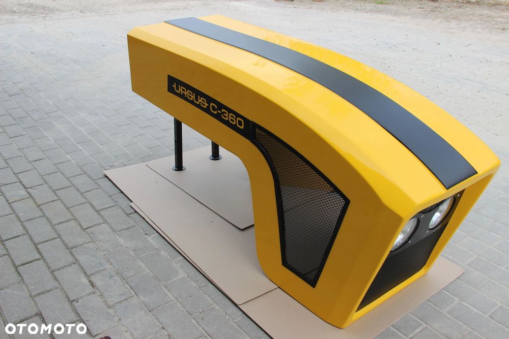 Maska ciągnikowa tworzywo Ursus C360 C-360 Retro Nowość HIT żółta - 2