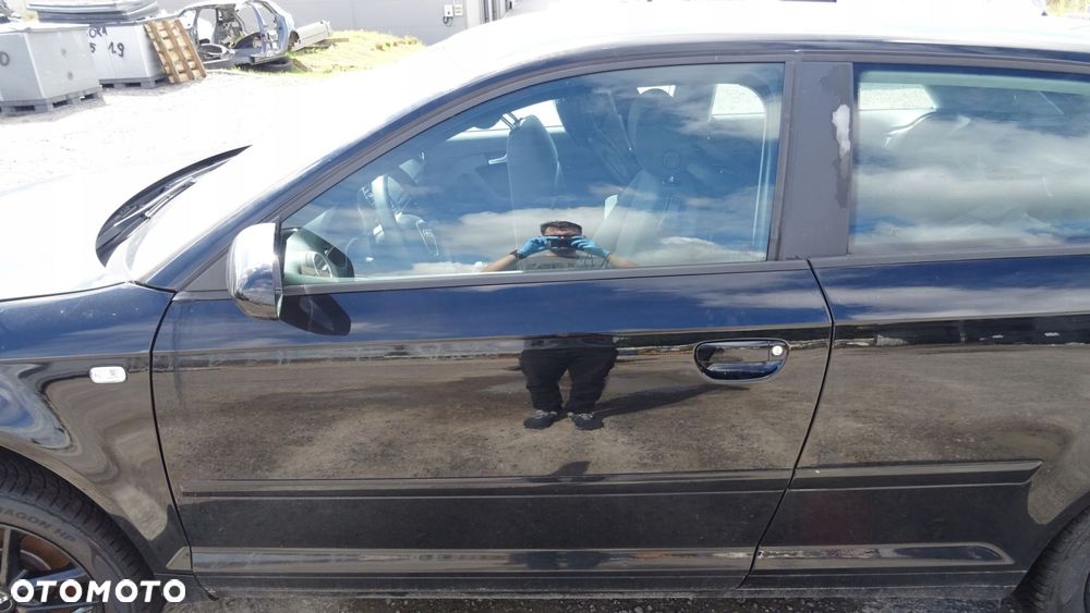 audi a3 8p drzwi lewy przód 3d ly9b 06r - 2