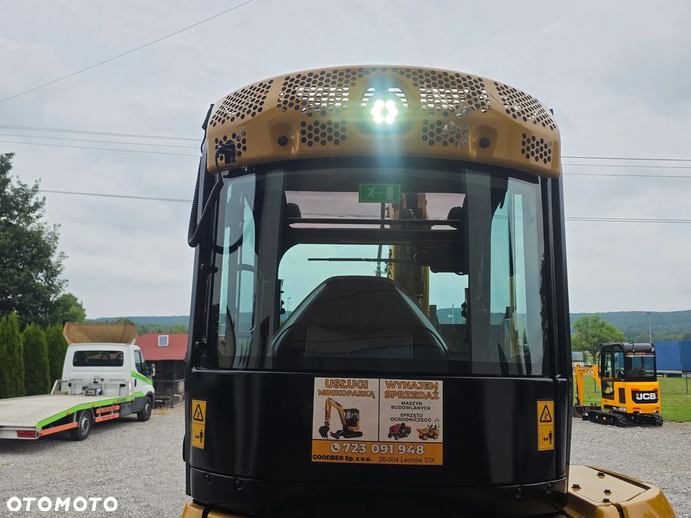 Caterpillar CAT 302.7 CR mini koparka szybkozłącze 3 łyżki piękna serwisowana 1 wł JCB sprowadzona w oryginale - 25