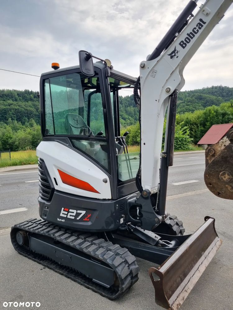 Bobcat E27Z Koparka Gąsienicowa 2,7 Tony jak Nowa Z Norwegii 2021r 1600mtg Kubota silnik - 7