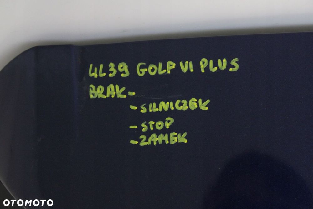 VW GOLF VI PLUS 09R- KLAPA BAGAŻNIKA TYŁ TYLNA LD5Q - 10