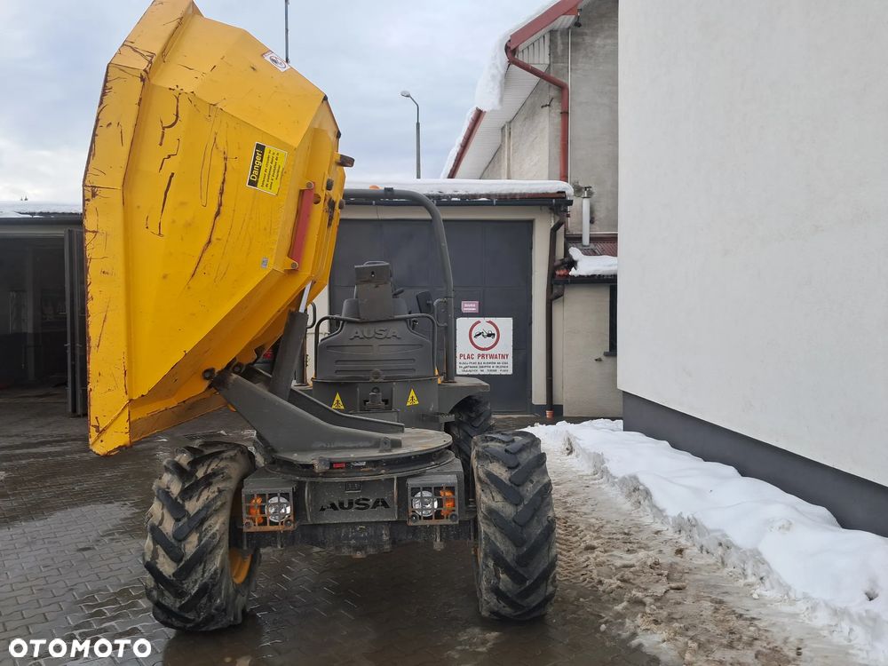 Ausa D 600 APG WOZIDŁO BUDOWLANE OBROTOWE 6 t ton ROK 2018 silnik Kubota mocne 110 KM oświetlenie drogowe opony 70% Terex Thwaites Mecalac Jcb kiper +obrót kierunkowskazy WYWROTKA DUMPER 4x4 - 11