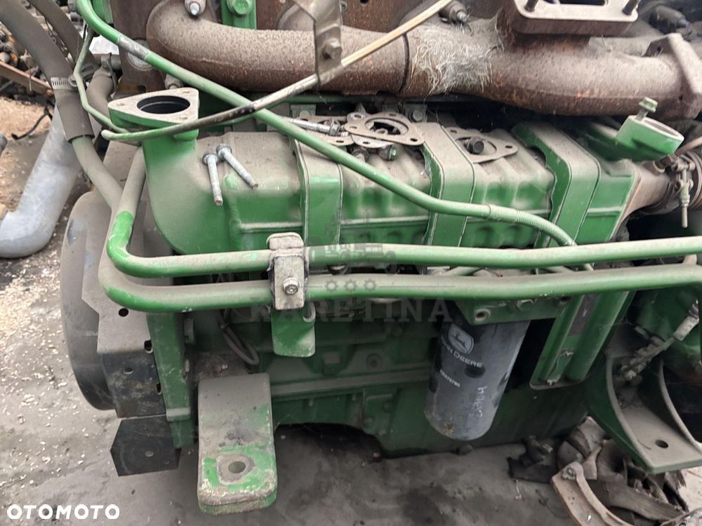 John Deere 6135RW405 Silnik Słupek Blok Kolektor Miska Olejowa Wał Koło Zamachowe Obudowa CZĘŚCI - 4