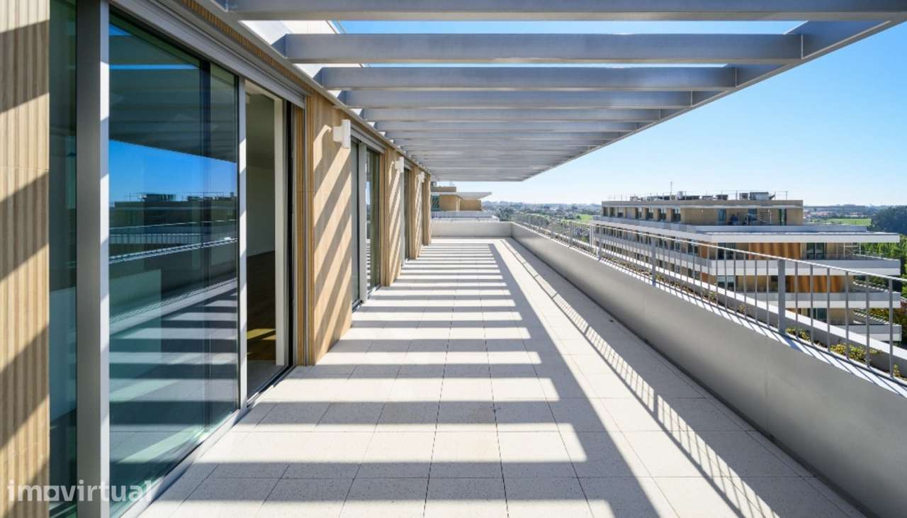 Apartamento T4 com terraço e vistas desafogadas na Maia - Grande imagem: 4/25