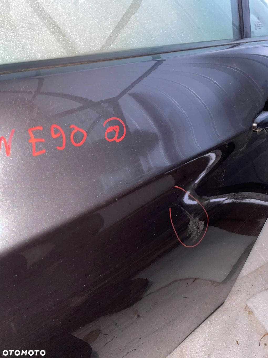 DRZWI LEWE TYLNE LEWY TYL BMW E90 ORG FV - 7