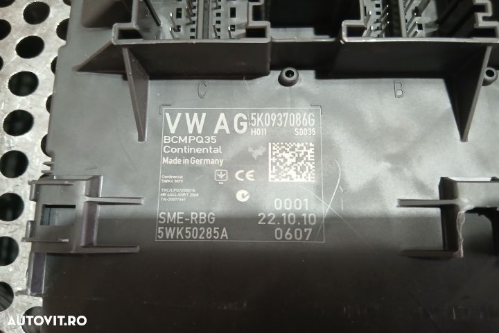 Modul confort 5K0937086G 5WK50285A 5K0937086G 5WK50285A Seat Leon 2 1 - 3