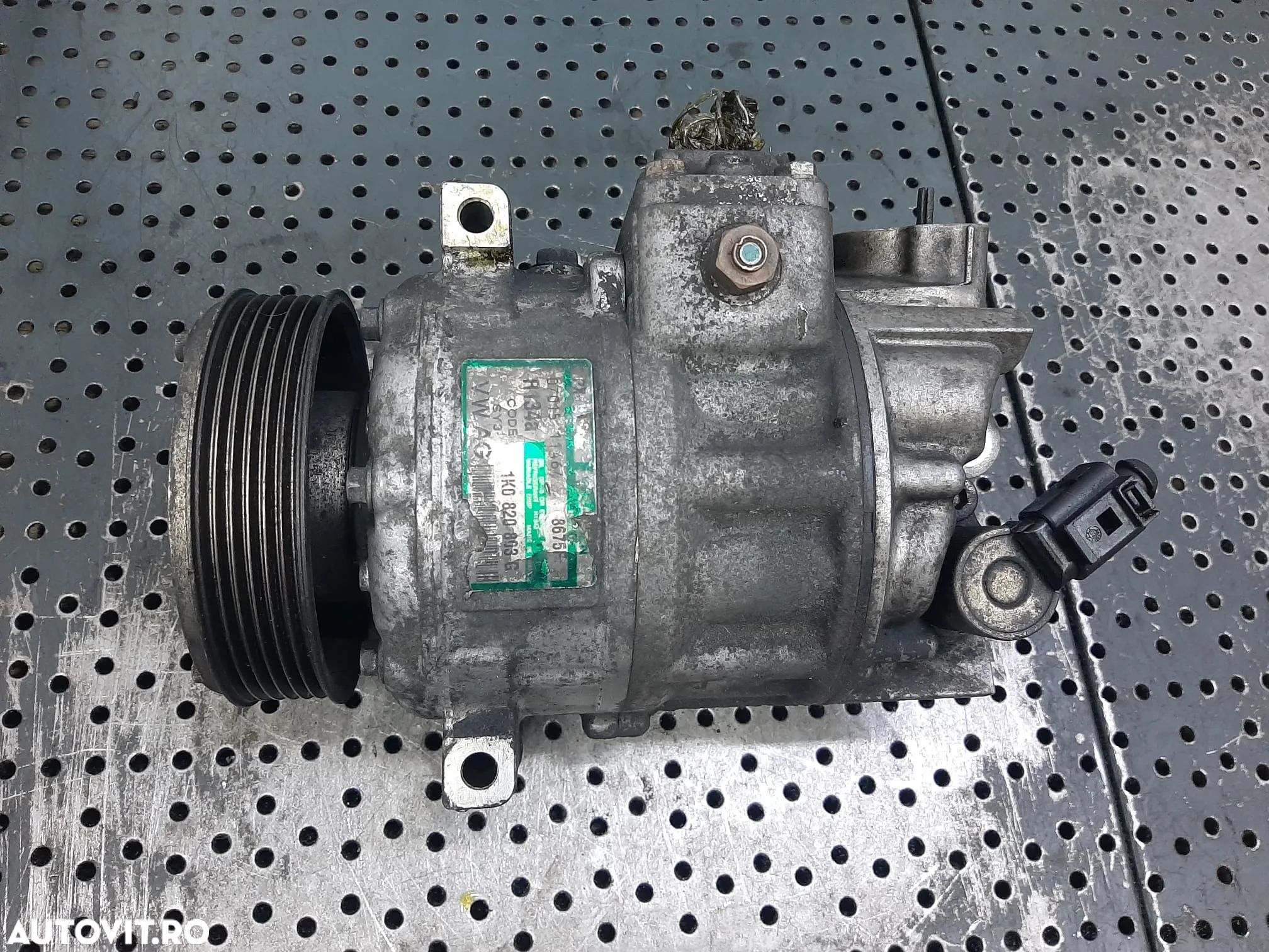 Compresor clima ac vw touran golf 5 caddy seat altea 5p toledo 5p skoda octavia 2 audi a3 8p 1k0820803g - 1