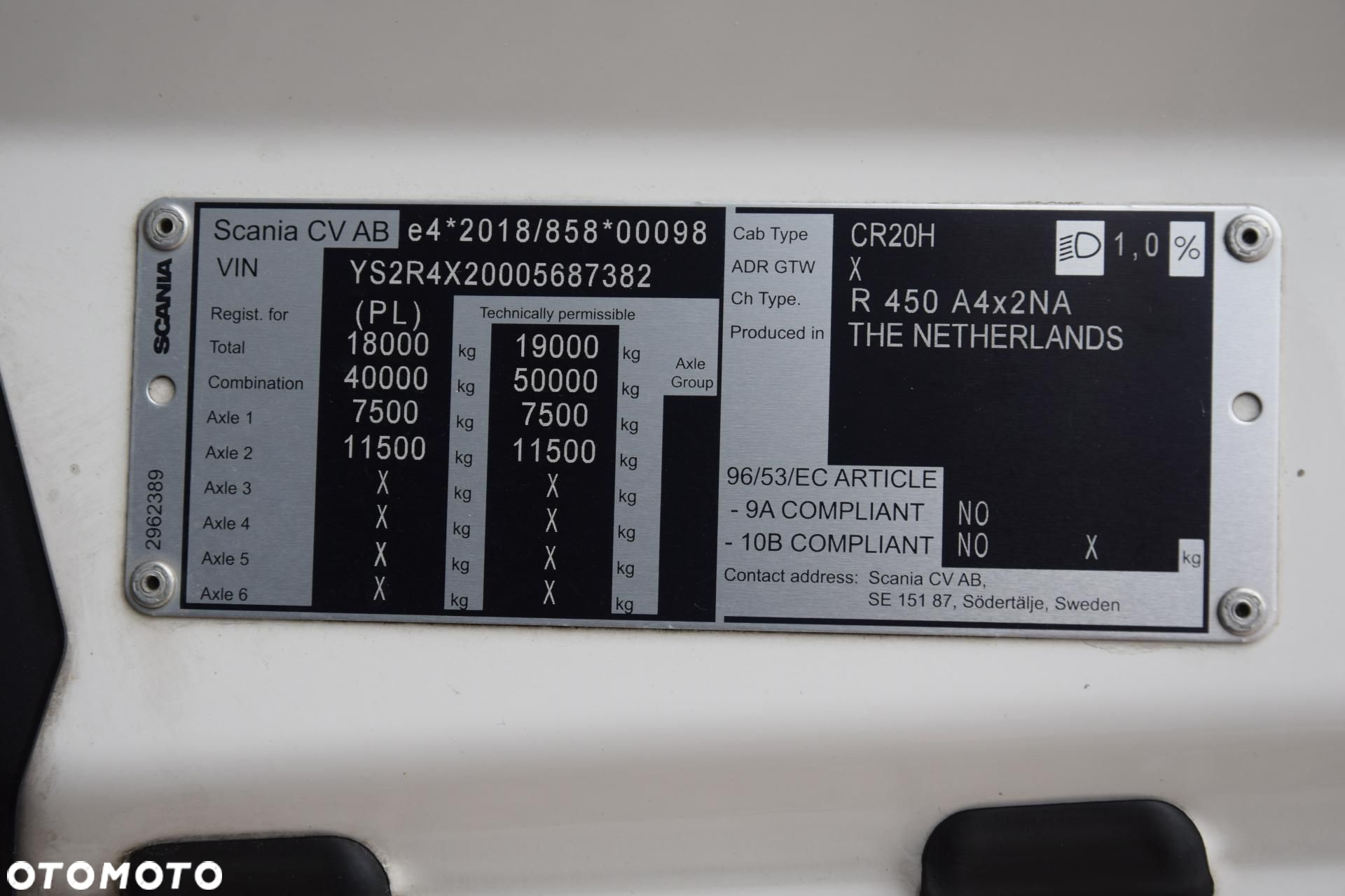 Scania R450 CR20H Retarder - 17