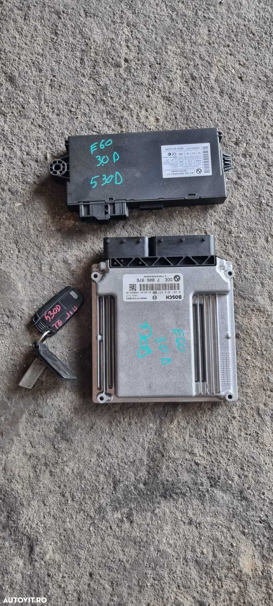 Kit pornire BMW seria 5 E60 530d coduri  7806976 - 1