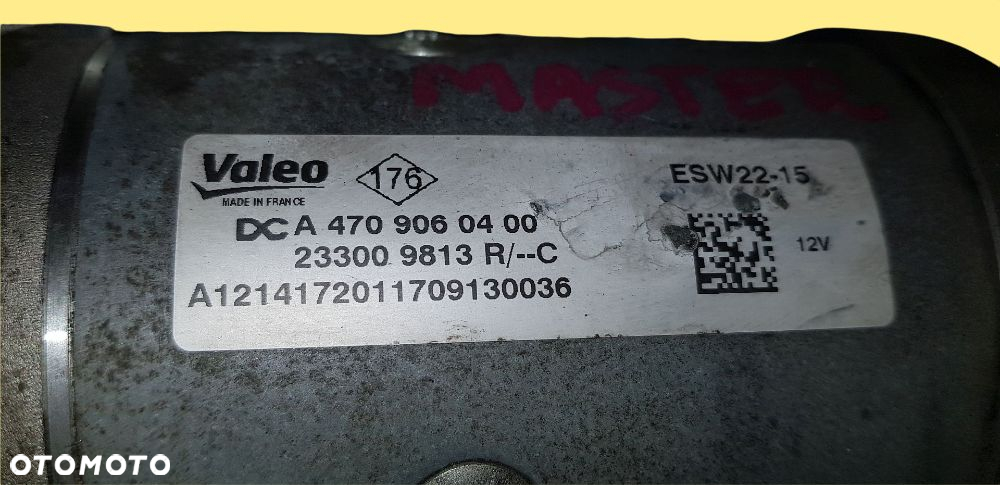 Rozrusznik Master 2,3 Biturbo Valeo ESW22E8 nr 233003172R Start-stop - 9