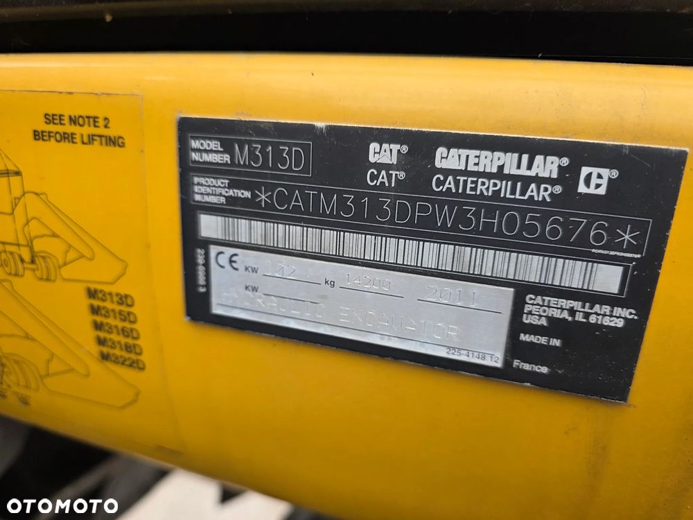 Caterpillar Cat M313D 8958 mtg Orginal bez Dpf i Adble - 13