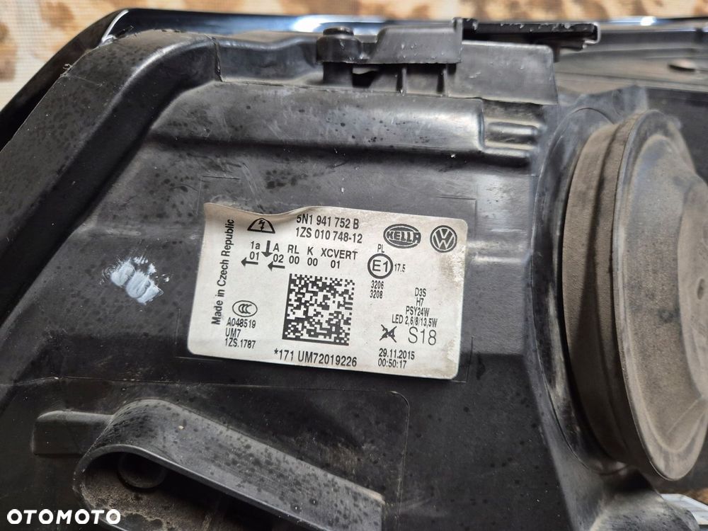 vw tiguan lift 14 xenon skrętny z led 5n1 941 752b europejska prawa - 8