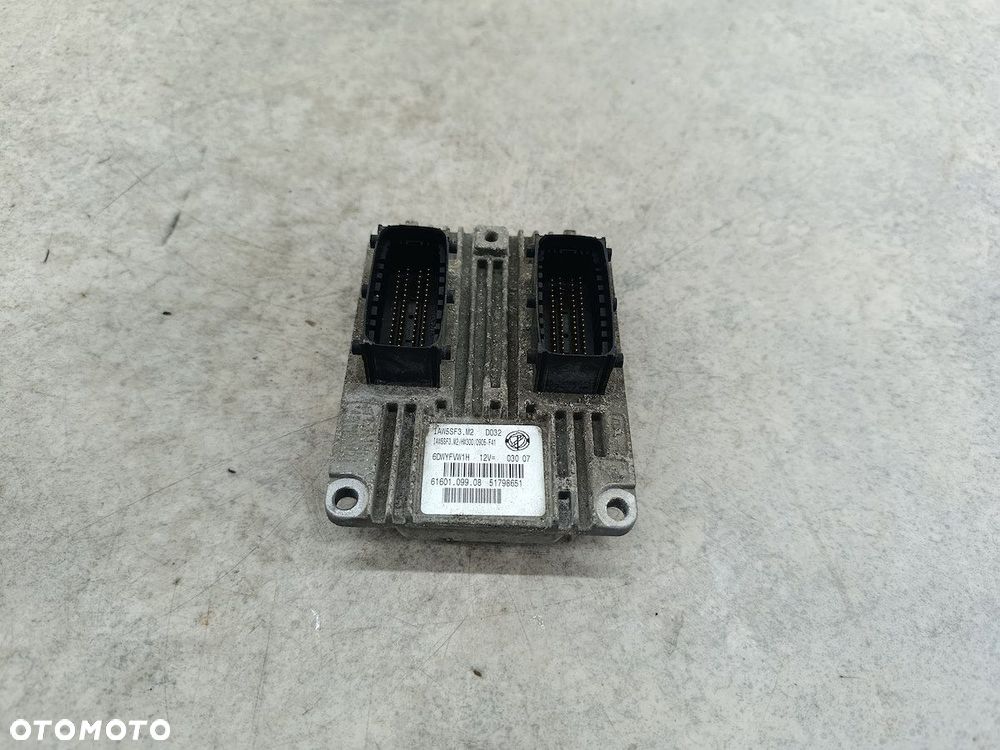 KOMPUTER, STEROWNIK FIAT GRANDE PUNTO 51798651  61601.099.08 1.4 8V - 3