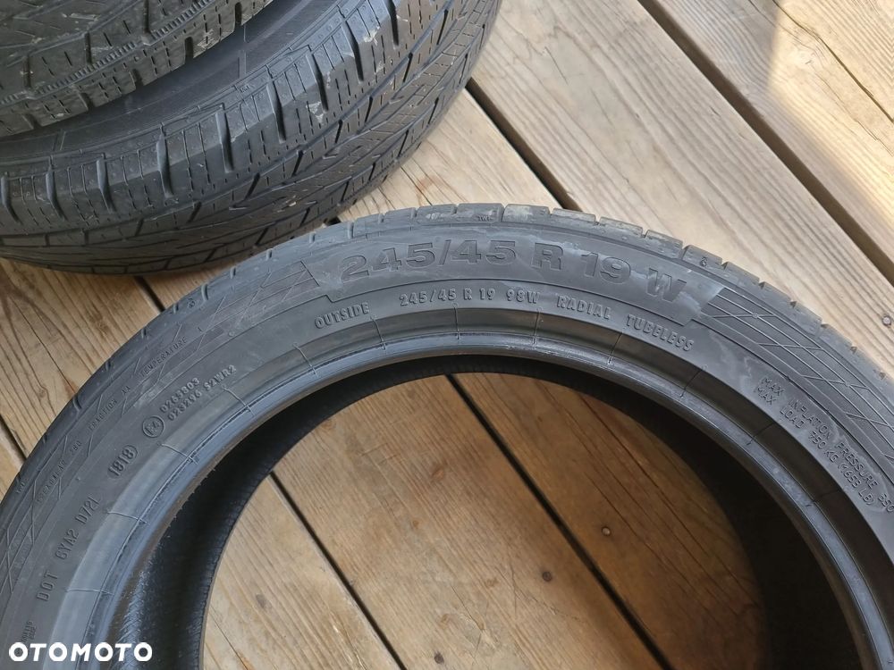Opony Continental ContiSportContact 5 245/45R19 98W 2018r. 6.5/5mm bdb stan - 11