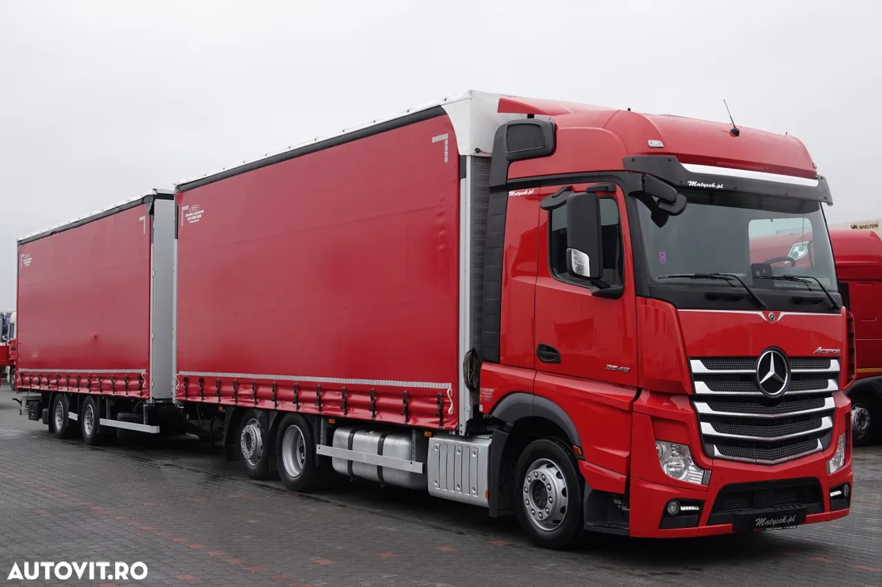 Mercedes-Benz ACTROS 2548 / TANDEM COMBINAT 120 M3 / TRANSIT / AER CONDIȚIONAT PARCARE / SPAȚIU MARE / DUPĂ CONTRACT DE SERVICE GOLD / - 9
