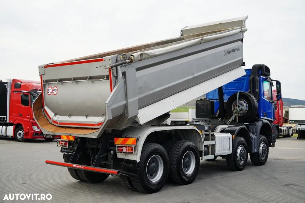 Mercedes-Benz AROCS 4145 / 8X8 / WYWROTKA TYLNOZSYPOWA / KH-KIPPER 6 M / AUTOMAT / EURO 6 - 5