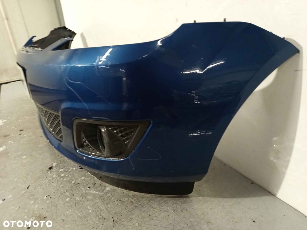 + ZDERZAK PRZÓD PRZEDNI DO FORD FIESTA MK.6 6 VI LIFT FL C6 NIEBIESKI HALOGENY - 2