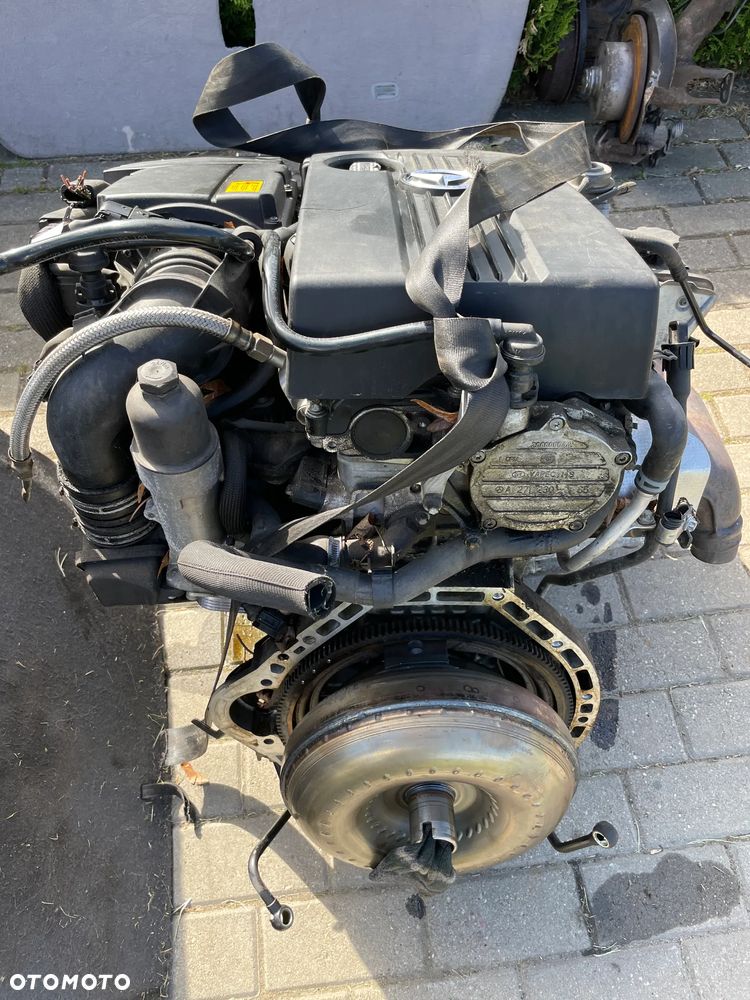 SILNIK KOMPLETNY MERCEDES W203 W211 1,8 KOMPRESSOR Z NIEMCA - 4