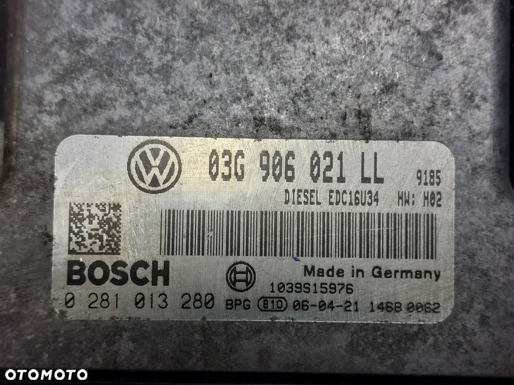 ZESTAW STARTOWY SEAT LEON II 2.0 TDI 03G906021LL 1P0920823F - 2