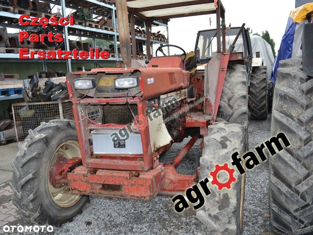 Case 743 części, skrzynia biegów, silnik - 4