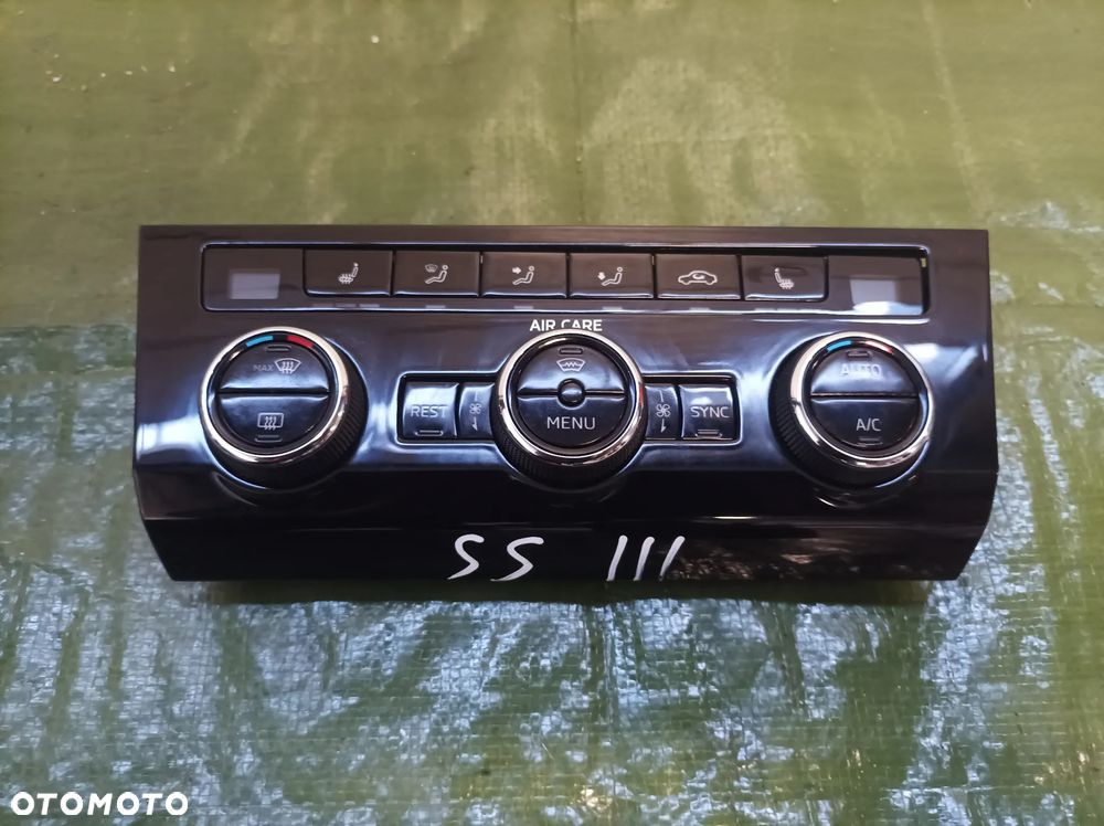 Skoda Superb III panel sterowania klimatyzacji 3V0907044CK - 1