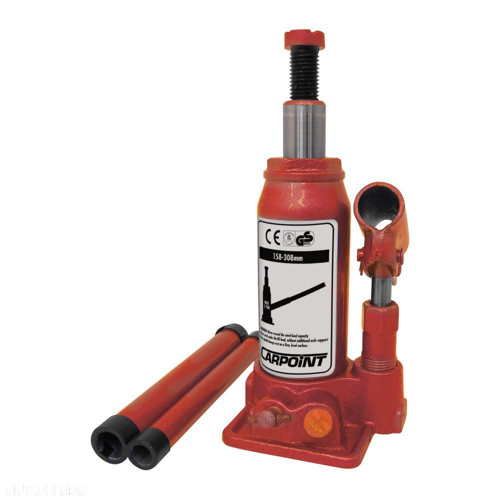 Cric hidraulic Carpoint 2 Tone cu deschidere 15.5-30.8cm - 2