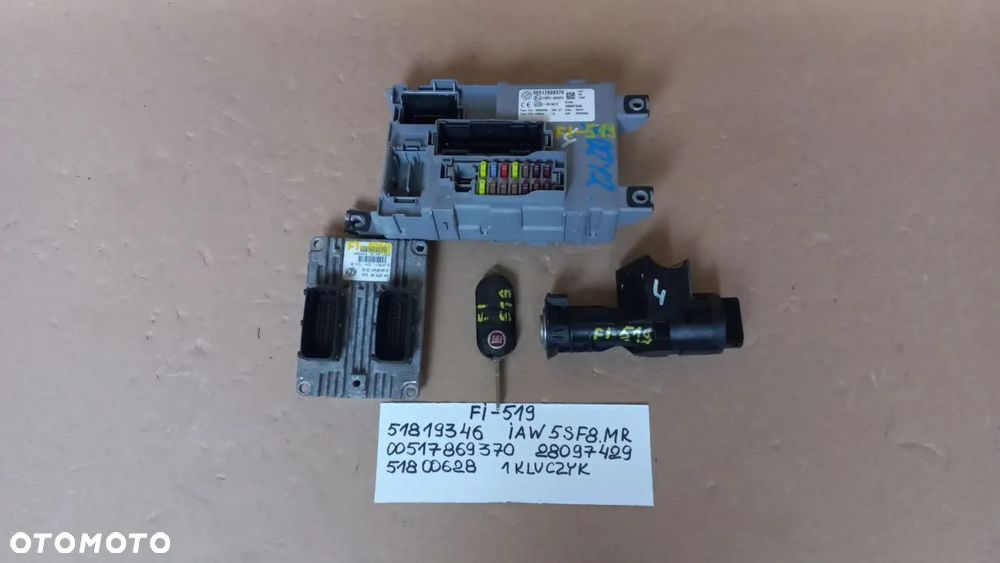 FIAT ALFA ROMEO KOMPUTER SILNIKA KOMPUTER SKRZYNI BIEGÓW ZESTAW STARTOWY - 16