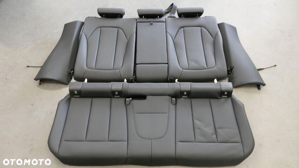 bmw x3 g01 tapicerka kanapa tylna leatherette czarna ekoskóra k8sw - 1