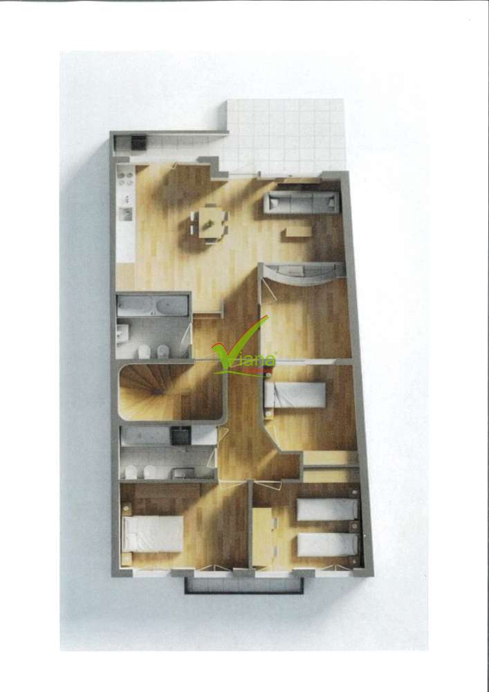 Apartamento T. 3 remodelado - a 50 metros da Praça do Almada