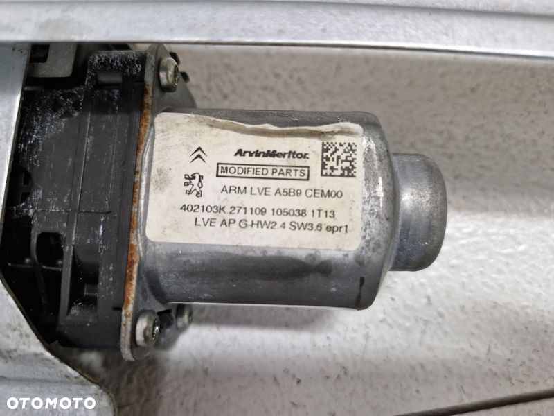 CITROEN BERLINGO II 2 III 3 PODNOŚNIK MECHANIZM SZYBY LEWY PRZÓD 6 PIN EU - 7