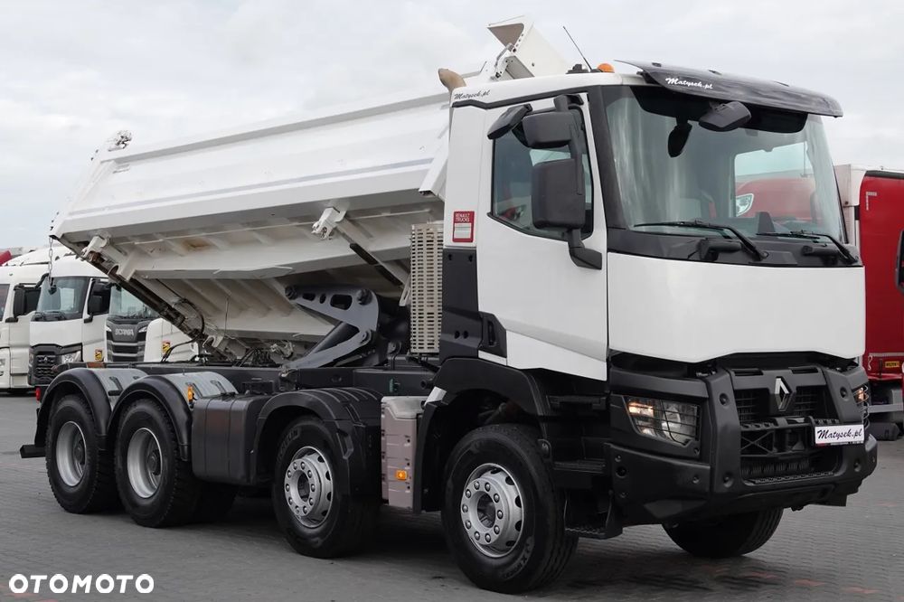 Renault C 460 / 8x4 / WYWROTKA / HYDROBURTA / BORDMATIC / EURO 6 / OPONY 100% / SPROWADZONY / PO KONTRAKCIE SERWISOWYM - 8