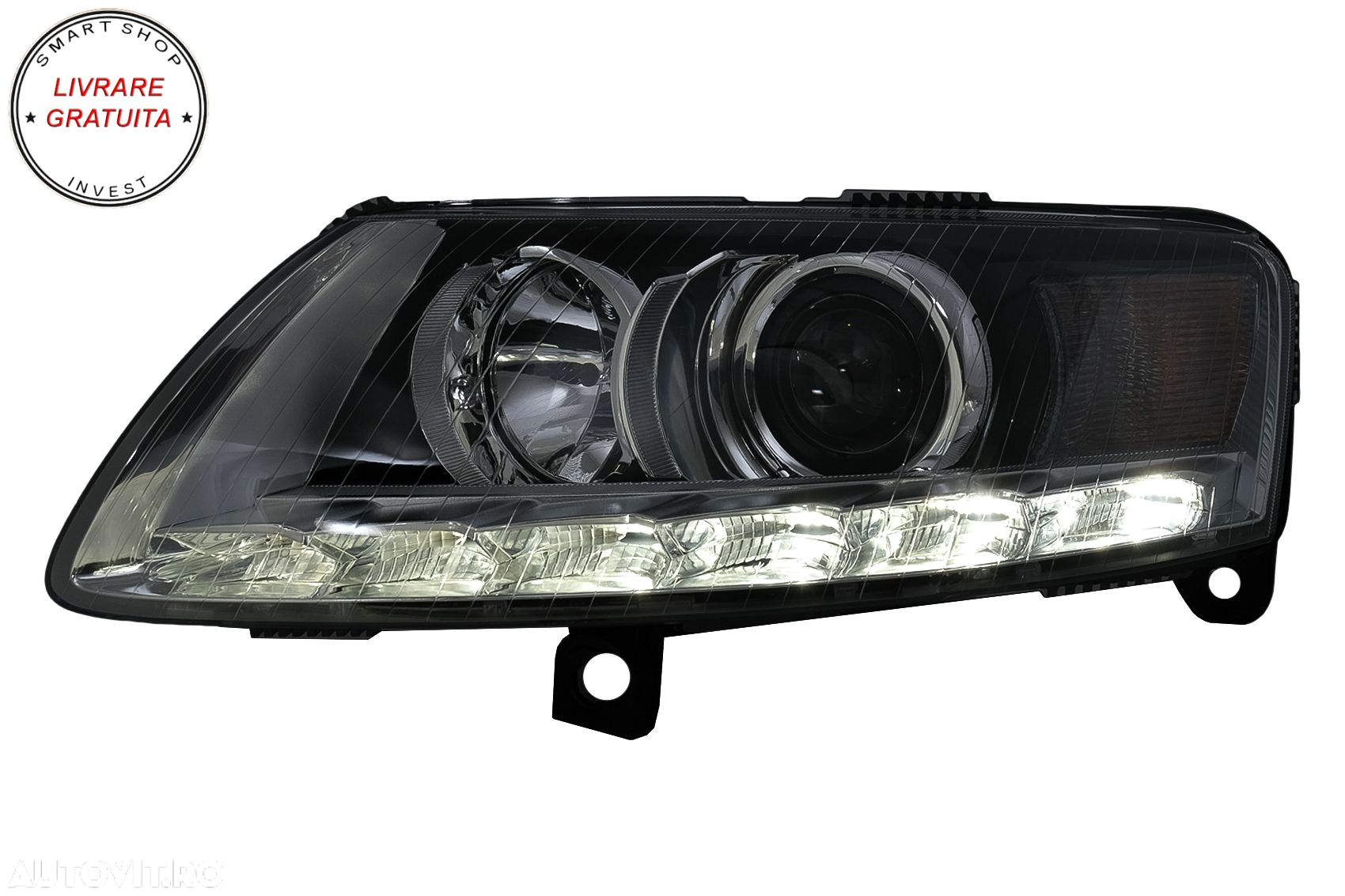 Faruri LED Audi A6 4F C6 (2008-2011) Conversie pentru Xenon la Facelift Design- livrare gratuita - 7