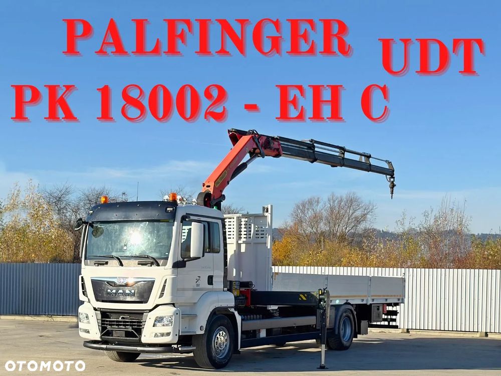 MAN TGS 18.420 * SKRZYNIA 8,00m * PALFINGER PK 18002 - EHC + PILOT *4x2