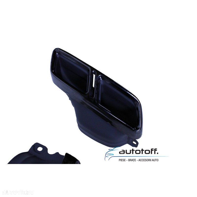 Ornamente tobe AMG Mercedes (14-22) Negru lucios - 3