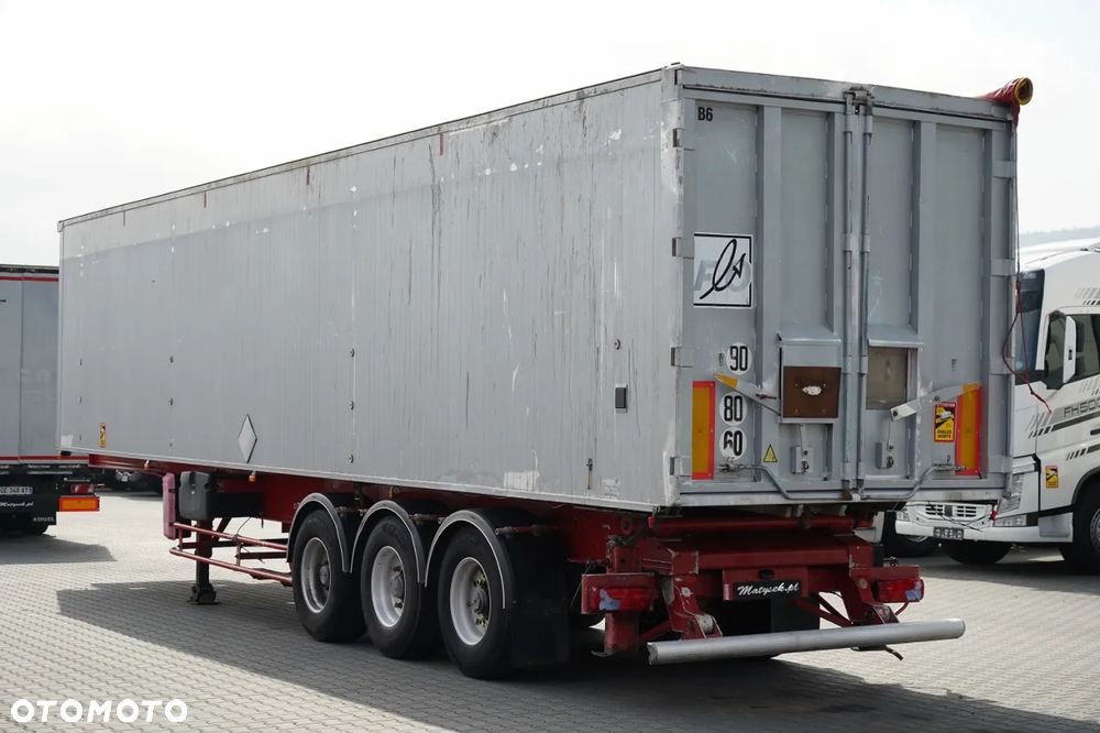 Benalu WYWROTKA 71 m3 / ALUMINIOWA  /  OŚ PODNOSZONA/ ALUFELGI / SPROWADZONA - 6