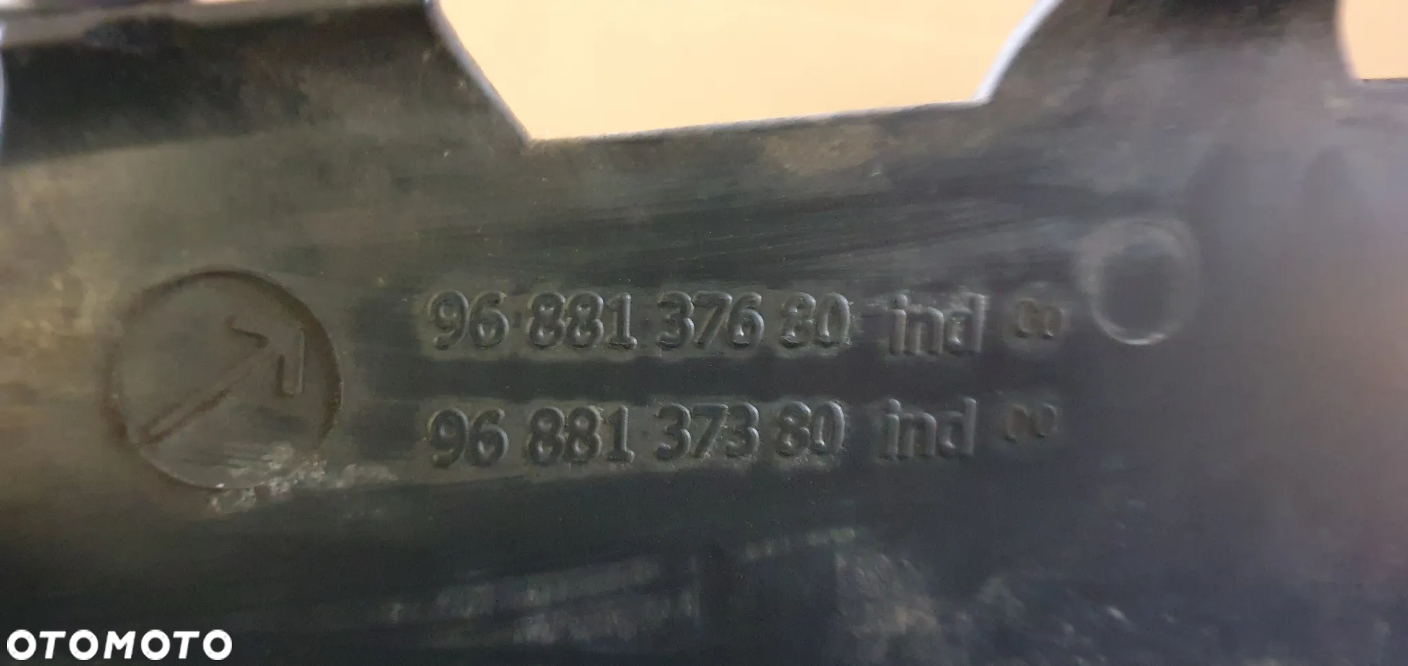 Osłona płyta pod zderzak przód Citroen C5 III 9688137680 9688137380 - 6