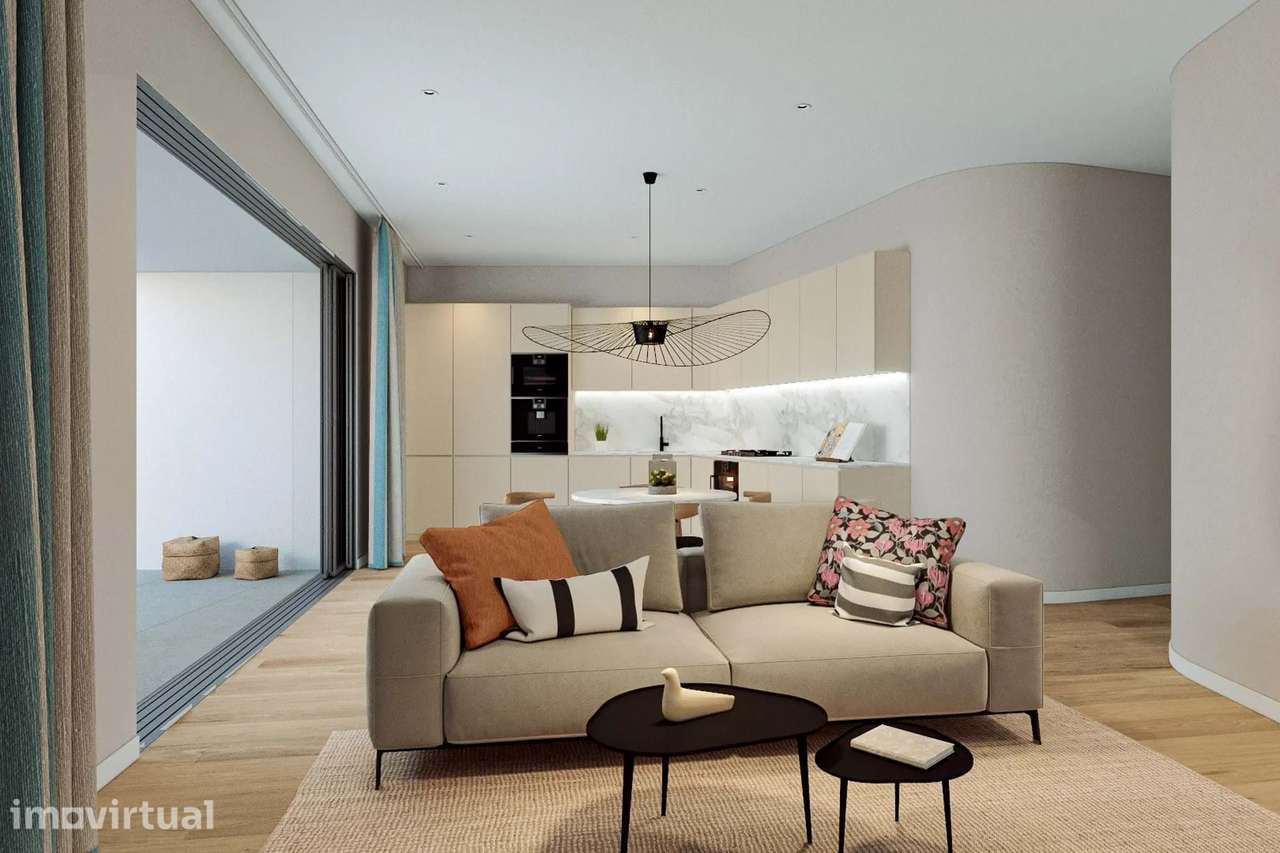JÓIA NO CENTRO DE LAGOS: ELEGANTE APARTAMENTO T2 COM COMODIDADES MODER - Grande imagem: 5/13