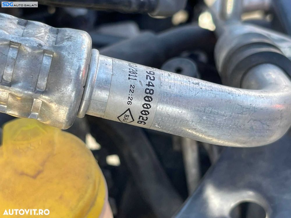 Furtun Conducta Primul Segment de la Habitaclu către Compresor AC Aer Conditionat Clima Renault Megane 3 1.9 DCI 2008 - 2016 Cod 924800026 [C7653] - 2