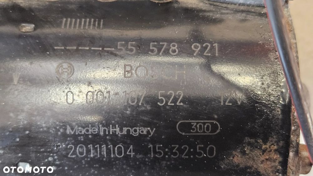 Opel Astra J 4 Corsa D Meriva B 1.4 16V rozrusznik 55578921 - 3