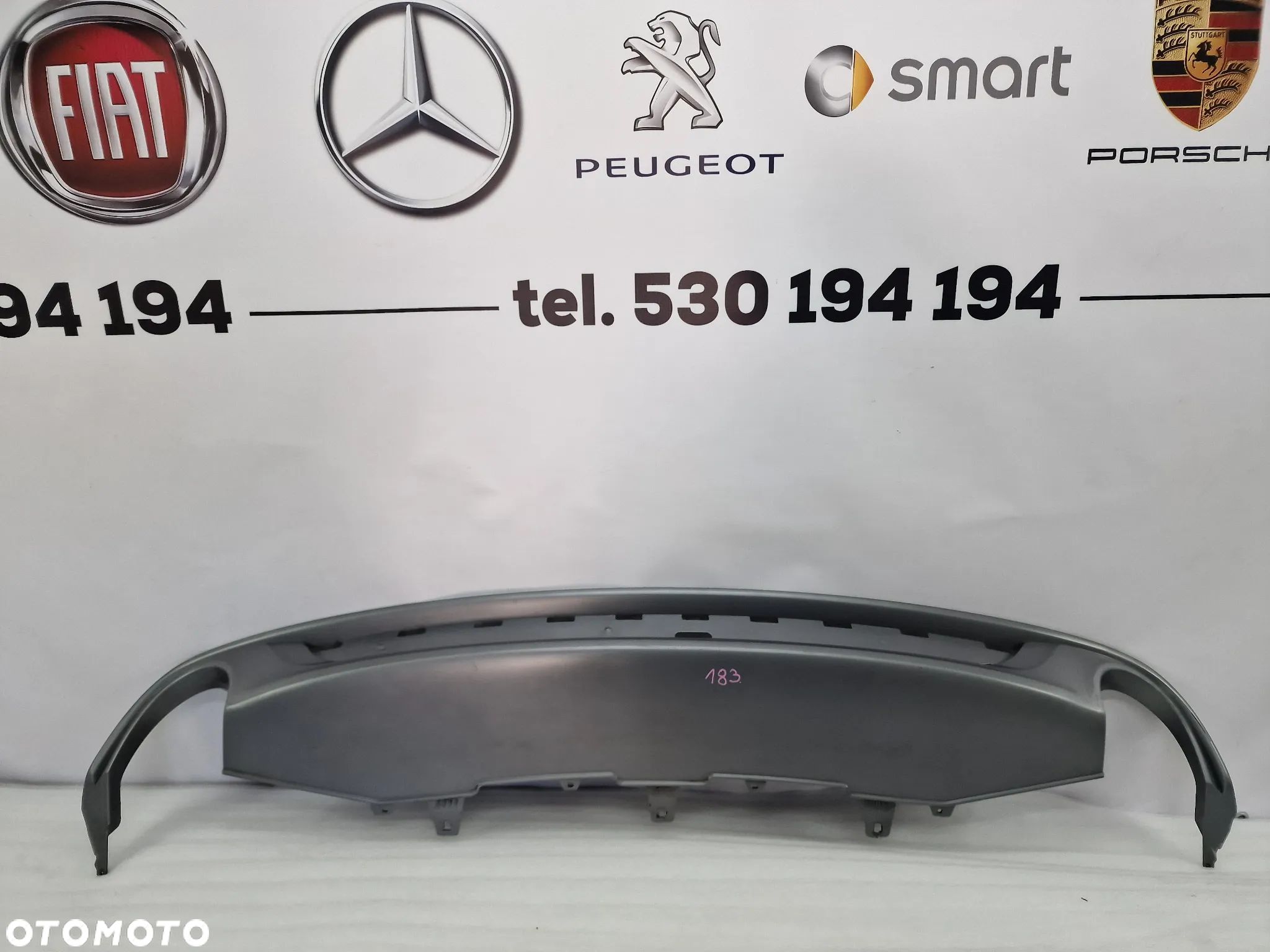 AUDI A6 C7 / C7 LIFT S-LINE 11-18 DYFUZOR / SPOJLER ZDERZAKA TYLNEGO TYLNIEGO TYŁ , NR 4G0807521F , NR AUKCJI DT183 - 1