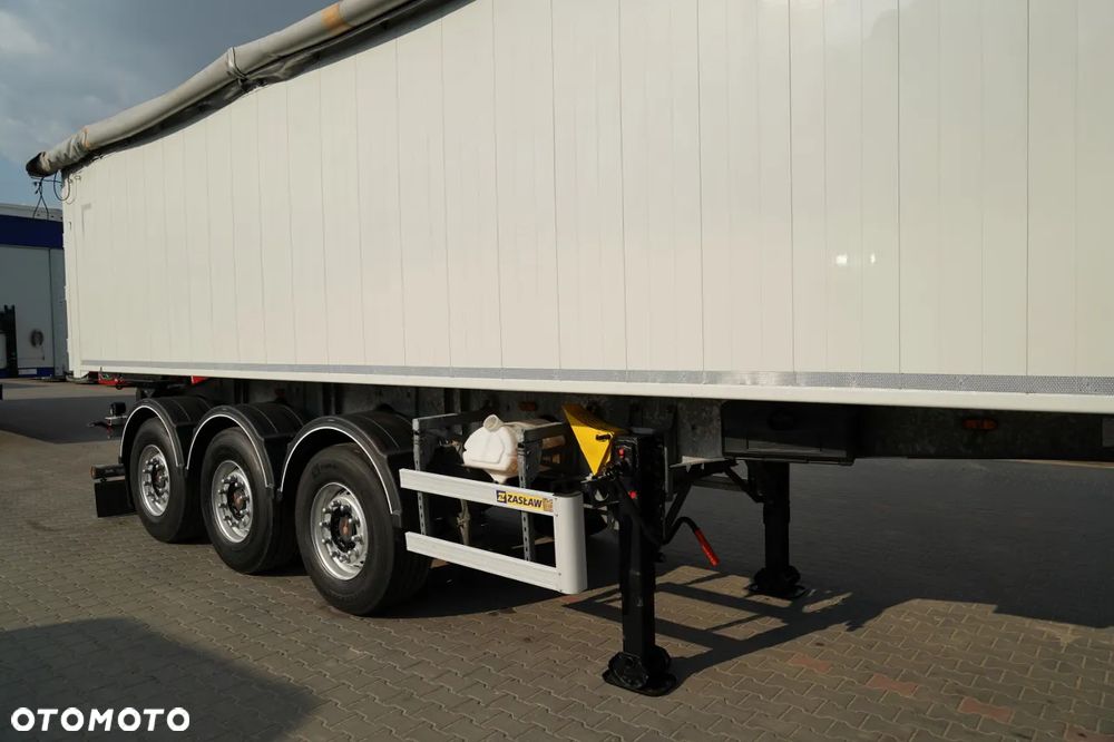 Zaslaw WYWROTKA ALUMINIOWA / 43 m3 /  OŚ PODNOSZONA / OSIE SAF - 9
