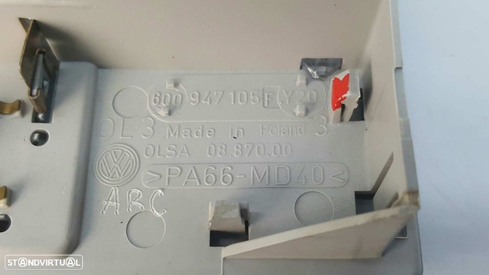 LUZ INTERIOR VOLKSWAGEN POLO (6R1) ADVANCE - 2